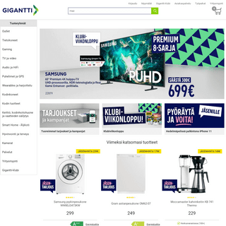 A complete backup of gigantti.fi