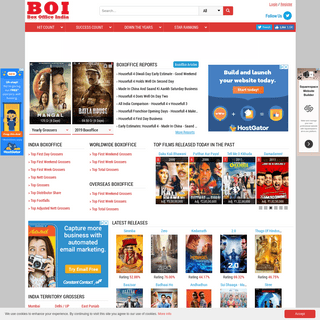 A complete backup of boxofficeindia.com