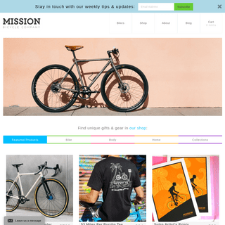 A complete backup of missionbicycle.com