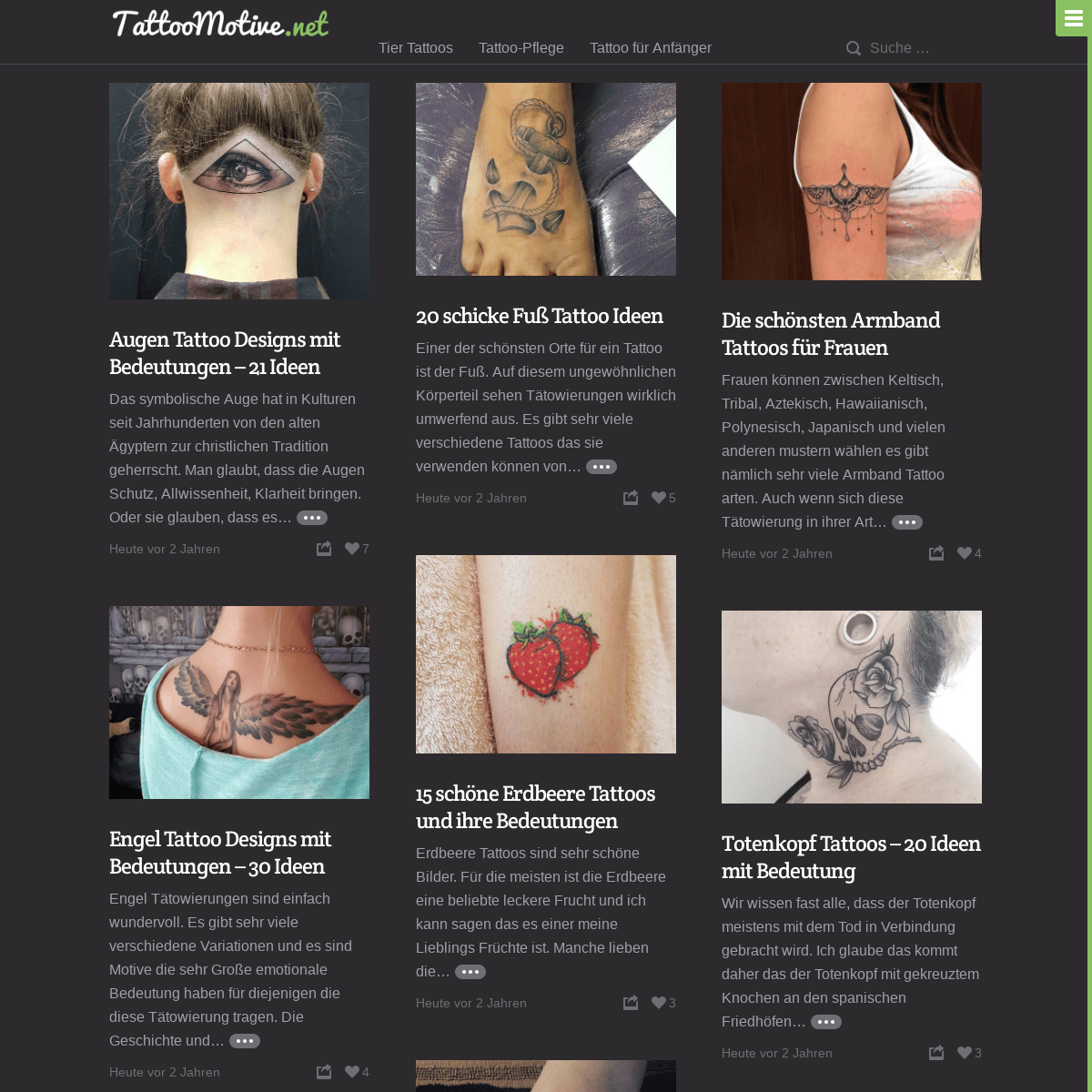 TattooMotive.net - Tattoo Motive und ihre Bedeutungen