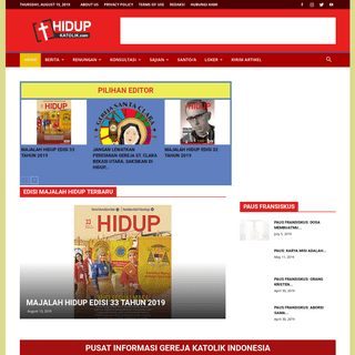 HIDUPKATOLIK.com | Pusat Informasi Terlengkap Kekatolikan Indonesia