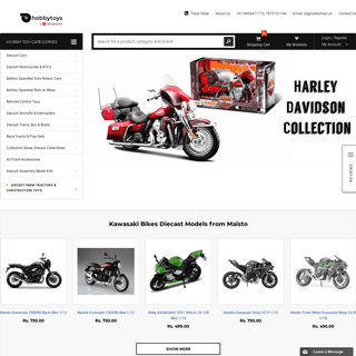 Hobbytoys: Buy Diecast Scale Models, Toy Cars, Toy Train, Airplane, RC
