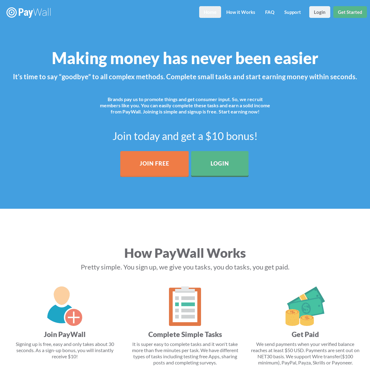 PayWall - The Easiest Way to Earn Money on Internet