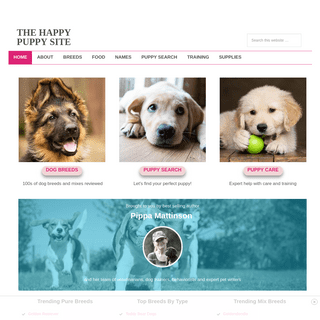 A complete backup of thehappypuppysite.com