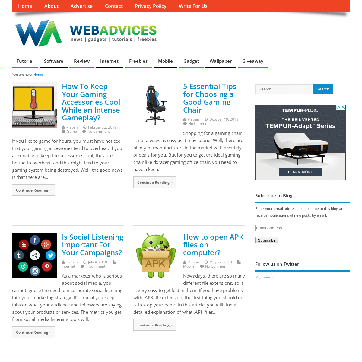 A complete backup of webadvices.com