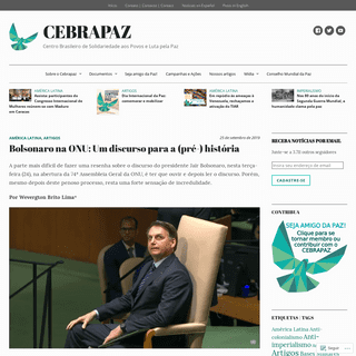 CEBRAPAZ – Centro Brasileiro de Solidariedade aos Povos e Luta pela Paz