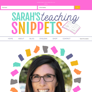Sarah's Teaching Snippets - Enter Your Tagline Here