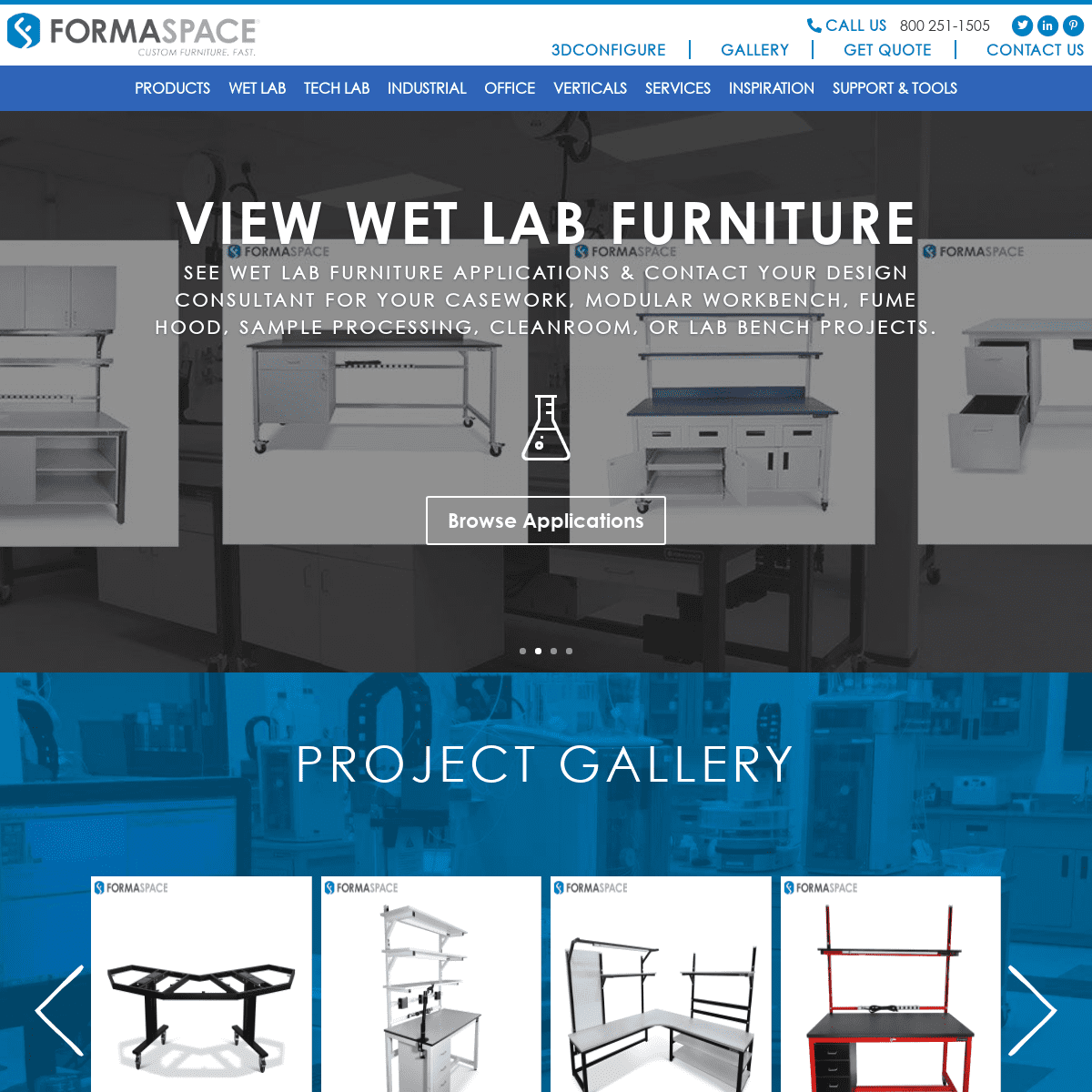 Workbench - Industrial Furniture - Lab Bench | Formaspace