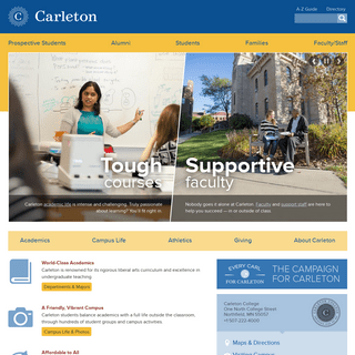 Carleton College: A Leading Liberal Arts College in Northfield, Minnesota