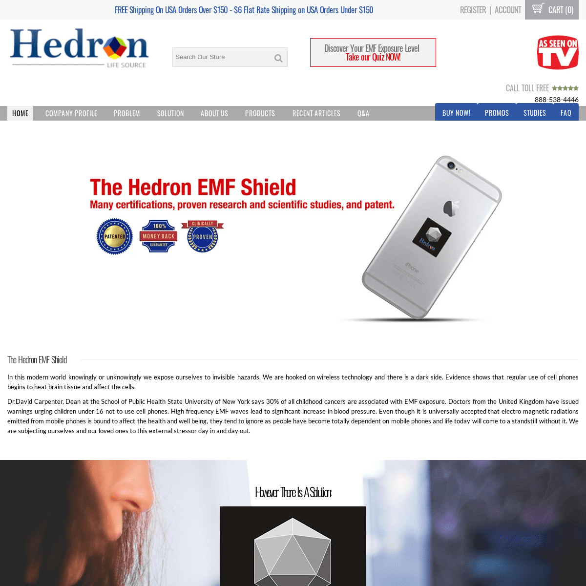 Hedron Life Source | Patented EMF Protection For Body, Home, and all Electronic Devices