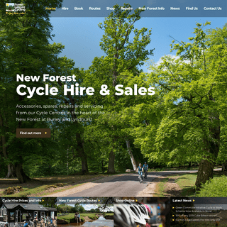 New Forest Cycle Hire Specialists - Forest Leisure Cycling
