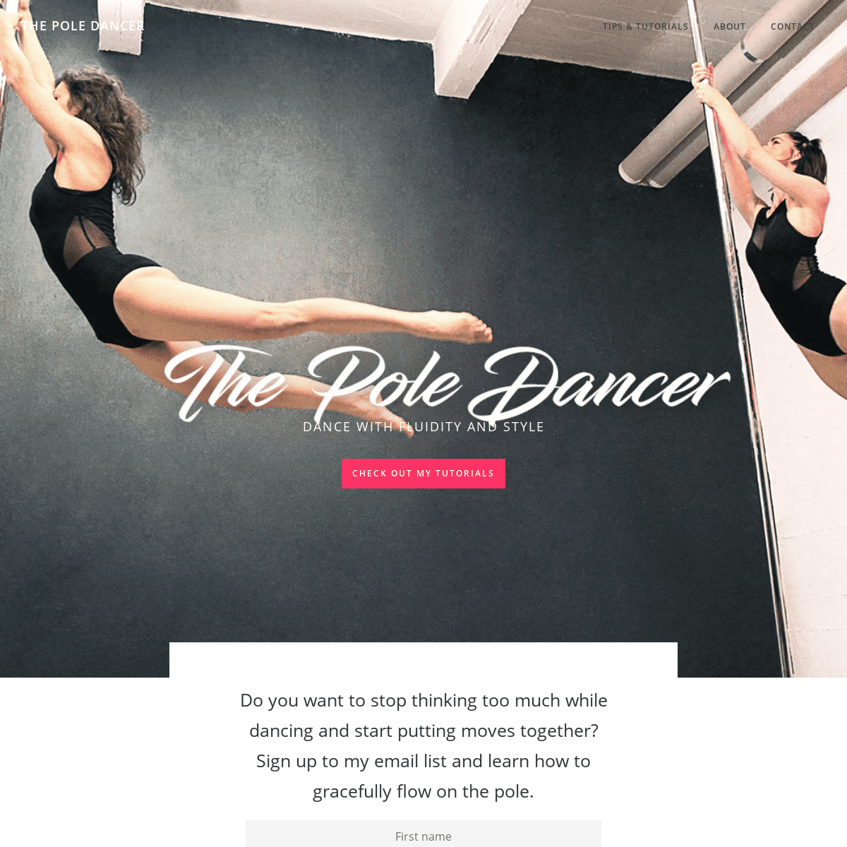 The Pole Dancer • Pole dancing tutorials for your natural flow on the pole