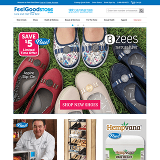 Comfortable Shoes, Healthy Living Aids, Personal Care & Women's Apparel | Feel Good Store
