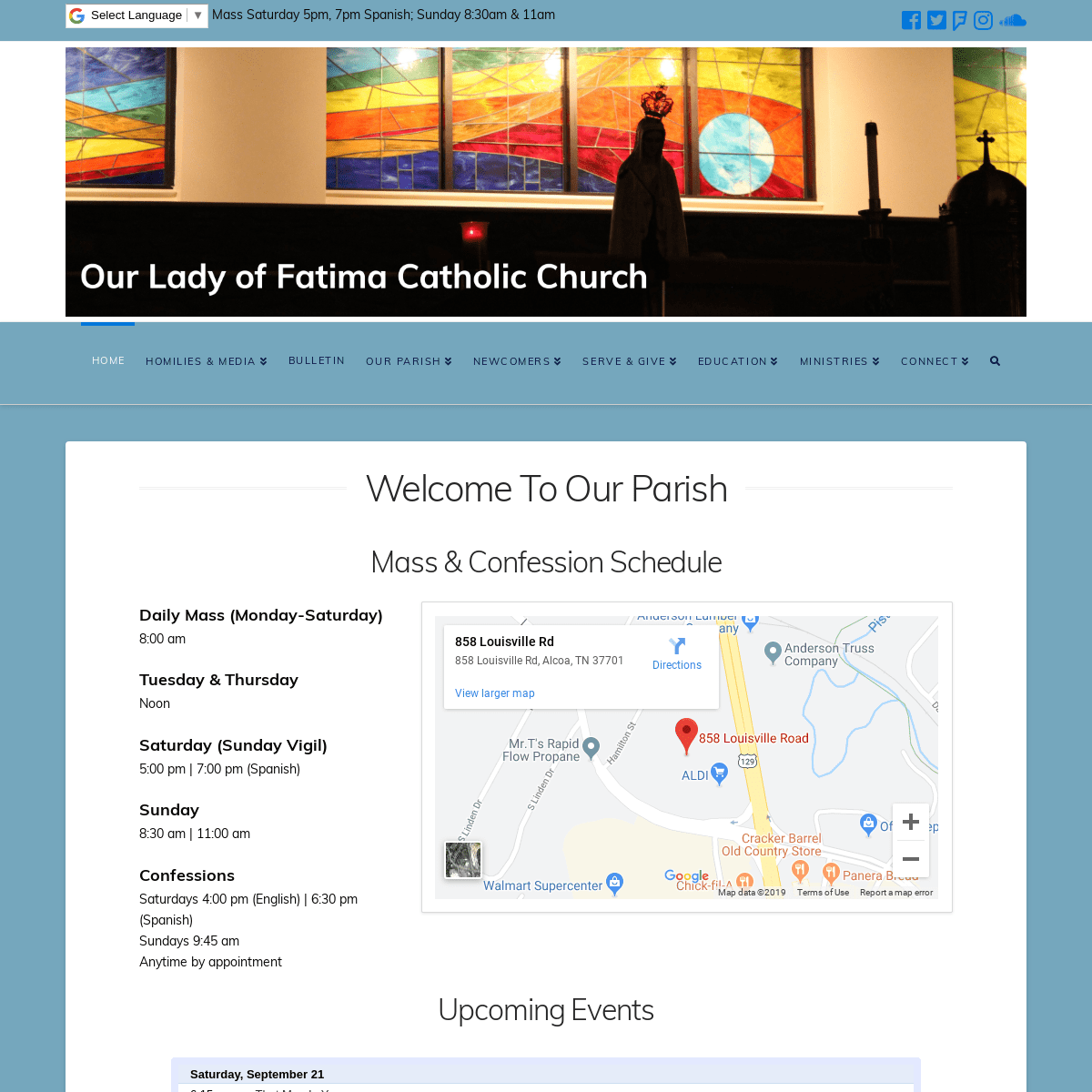A complete backup of ourladyoffatima.org