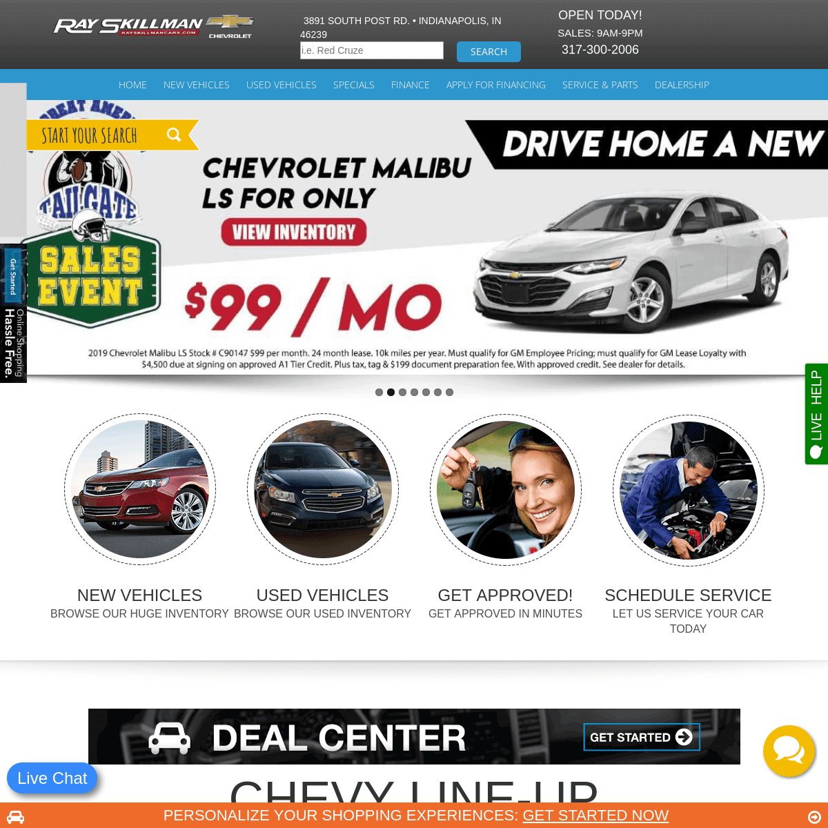 Ray Skillman Discount Chevrolet | Indianapolis, Indiana