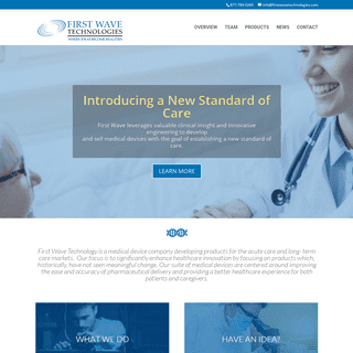 First Wave Technologies | Defining a New Standard of Care