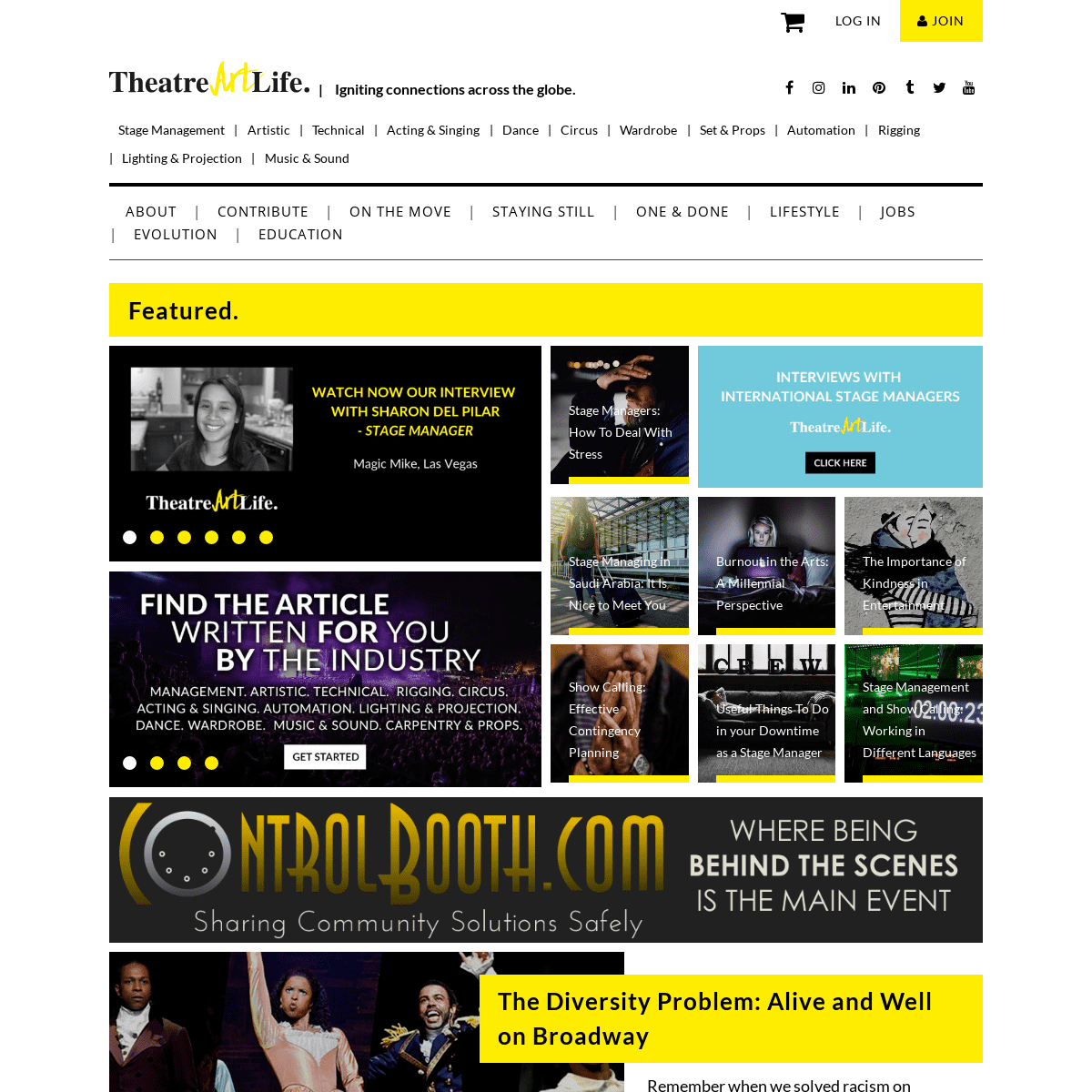 A complete backup of theatreartlife.com
