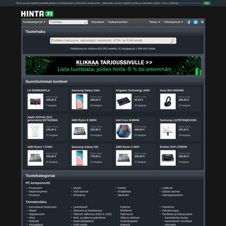 A complete backup of hinta.fi