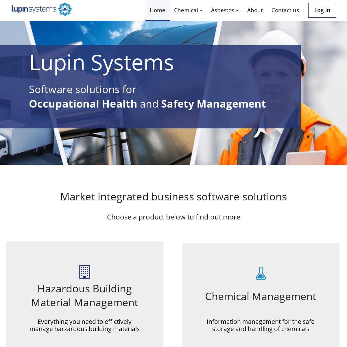 Lupin Systems - Asbestos Auditor/Consultant Software and Chemical/SDS Management Sofware - Lupin Systems