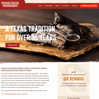Spring Creek Barbeque | Texas BBQ Restaurant & CateringSpring Creek BBQ