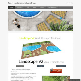 Super Landscaping plan software   - Landscaping plan software- the best landscape plan design software