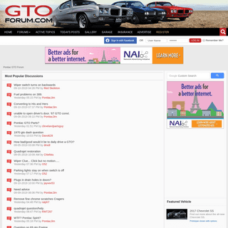 Pontiac GTO Forum 