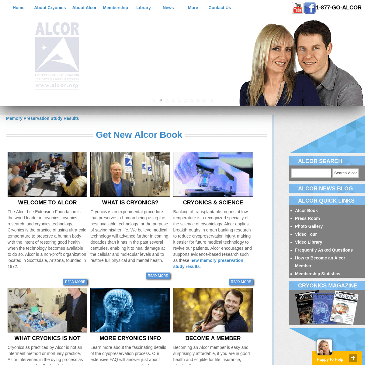 Cryonics: Alcor Life Extension Foundation