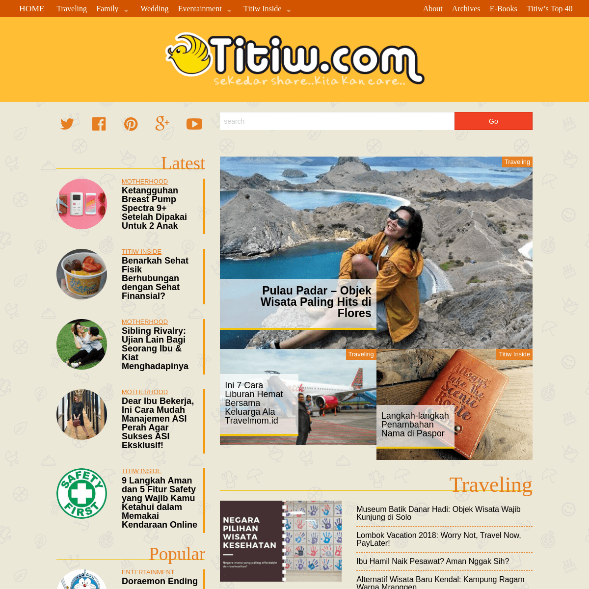 titiw.com — Sekedar Share kita kan Care