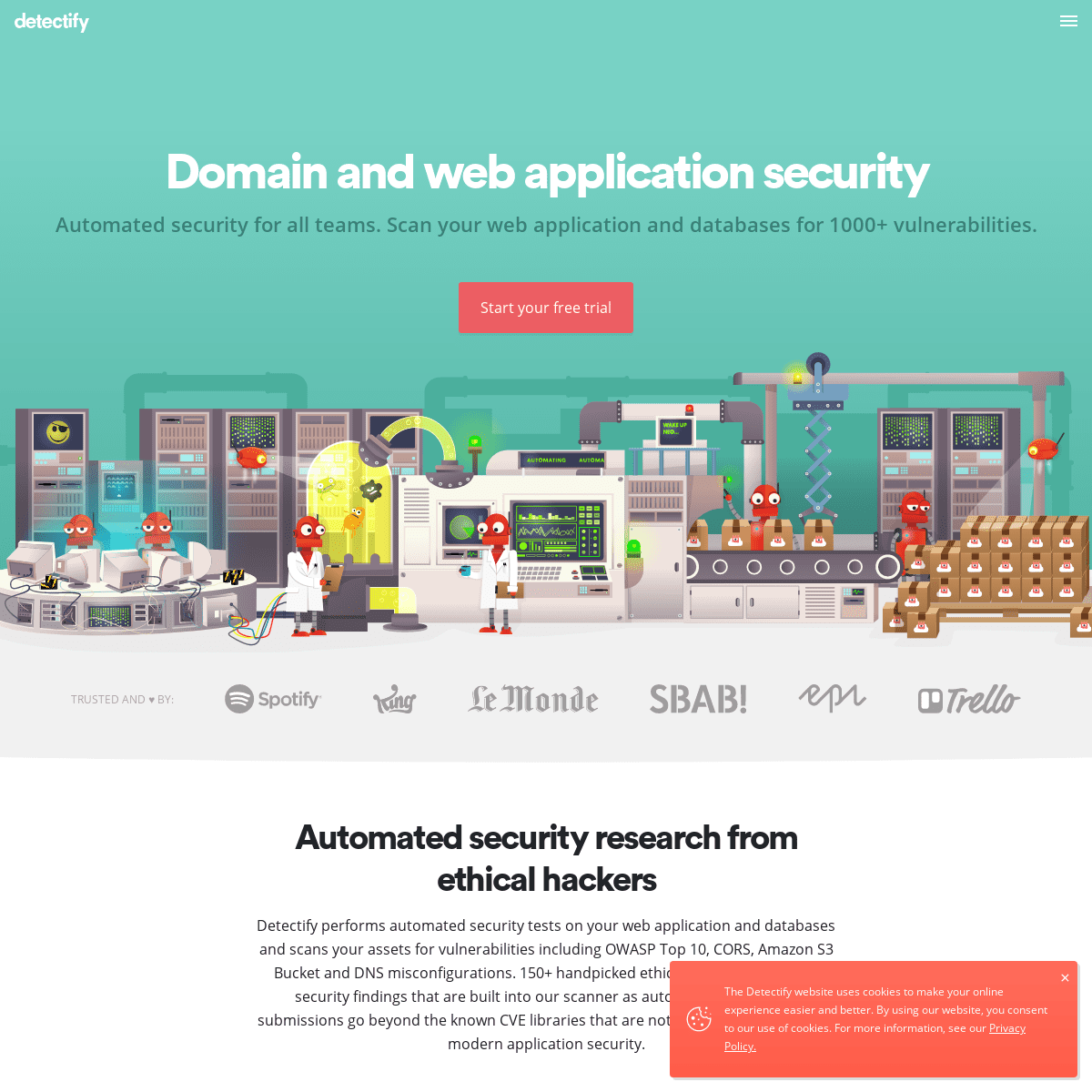 Leading Website Vulnerability Scanner | Detectify