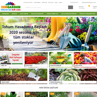 Zengarden - Türkiye'nin tercih ettiği bahçecilik sitesi