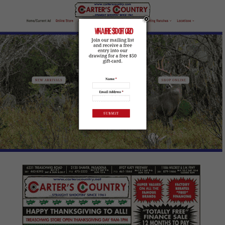 A complete backup of carterscountry.com