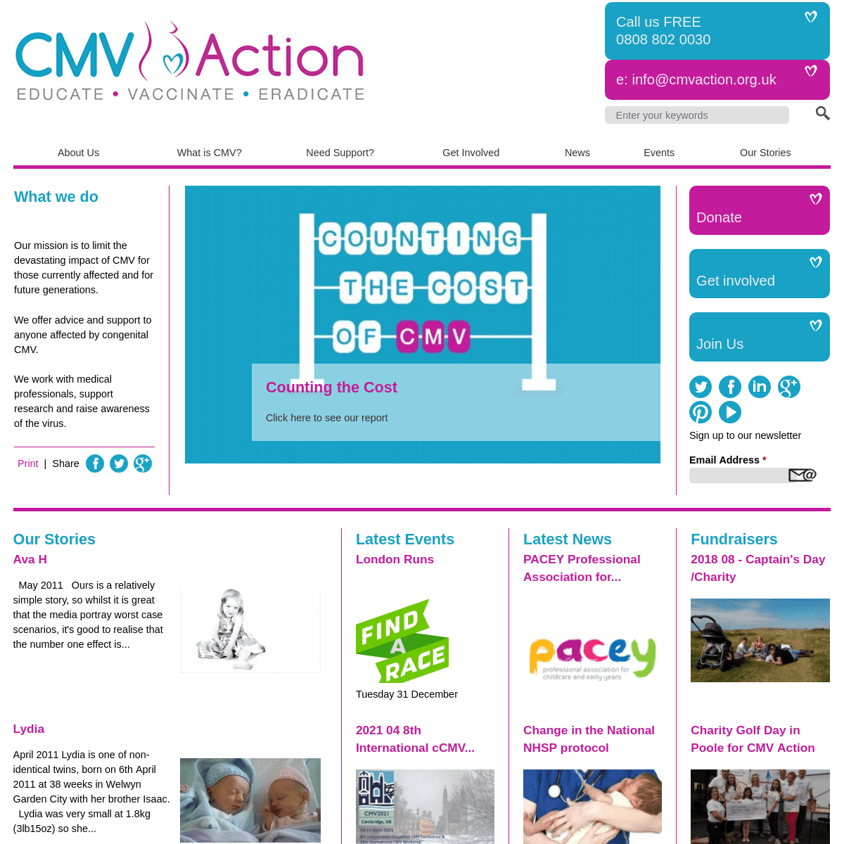 A complete backup of cmvaction.org.uk