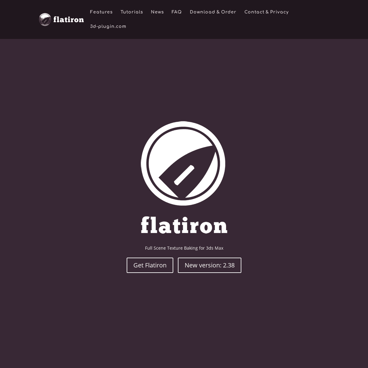 Flatiron | Full 3D scene texture baking solution