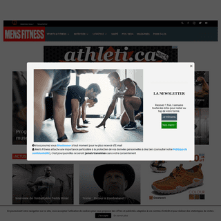 Fitness, Sports, Nutrition,Santé,Lifestyle - Le portail forme Men's Fitness