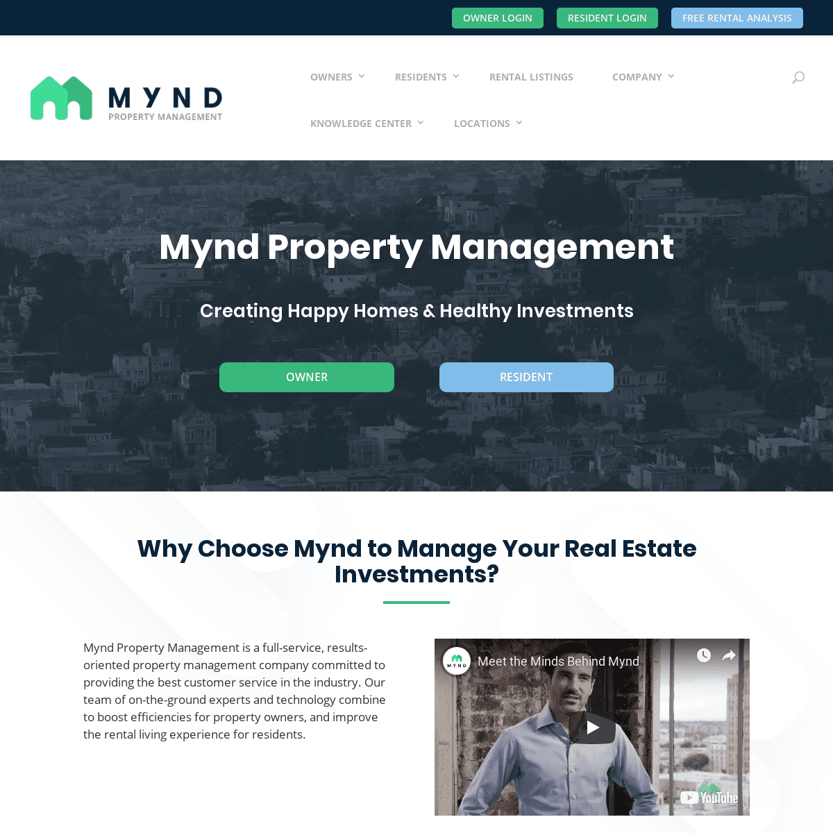 Property Management Optimized. Leasing Simplified | Mynd Property Management