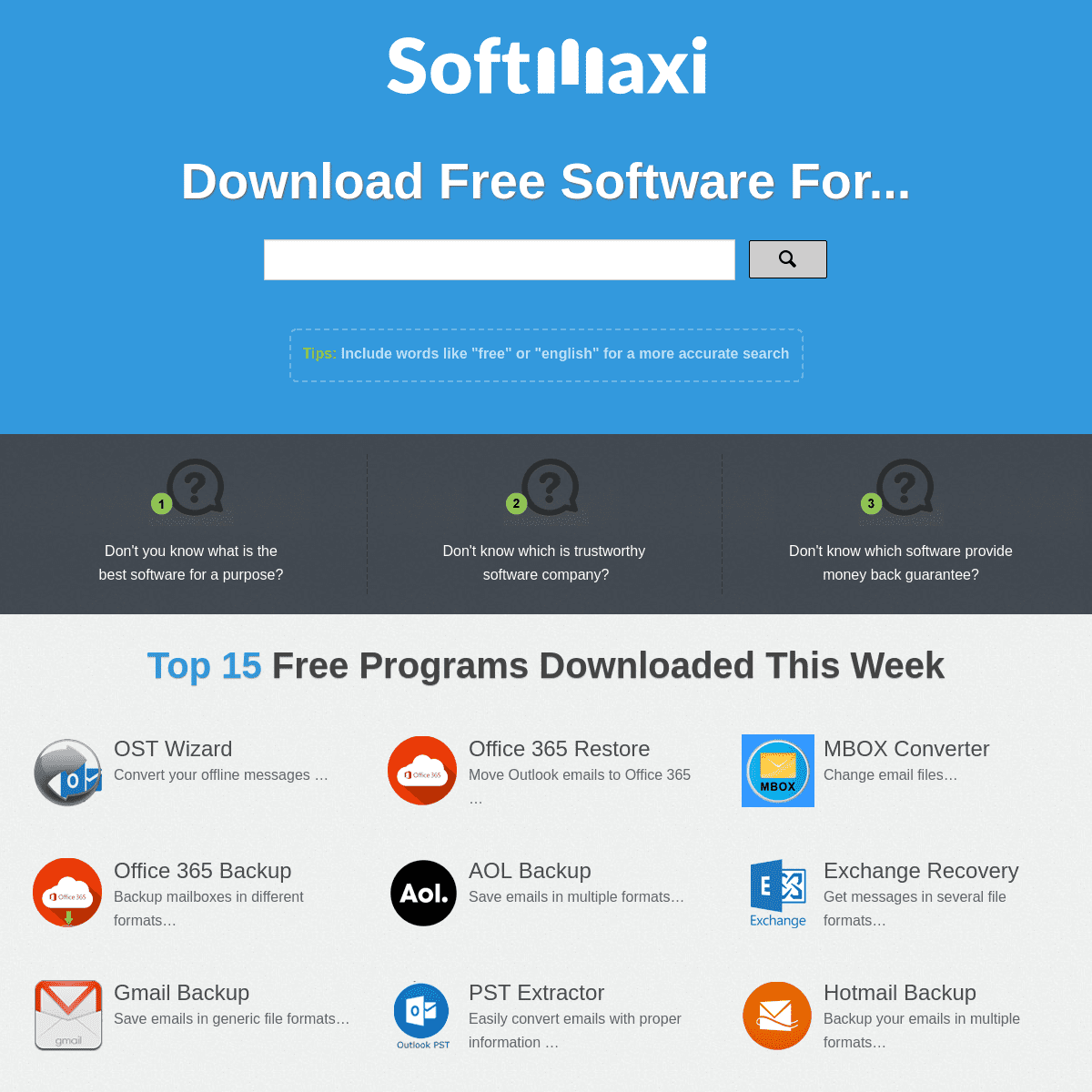 A complete backup of softmaxi.com