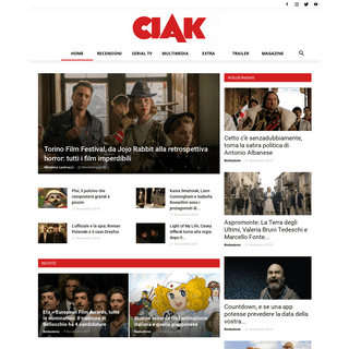 A complete backup of ciakmagazine.it