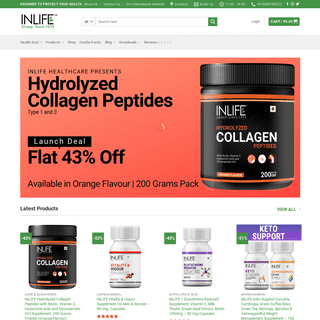 Buy Health and Food Supplements Online in India at Inlife