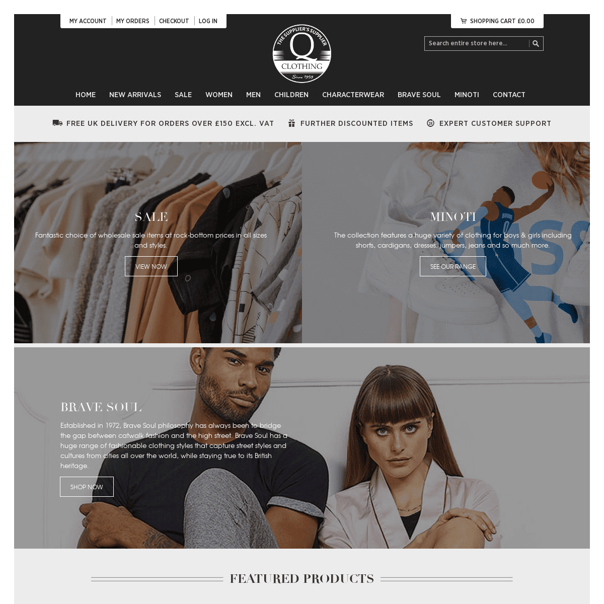 A complete backup of qclothing.co.uk