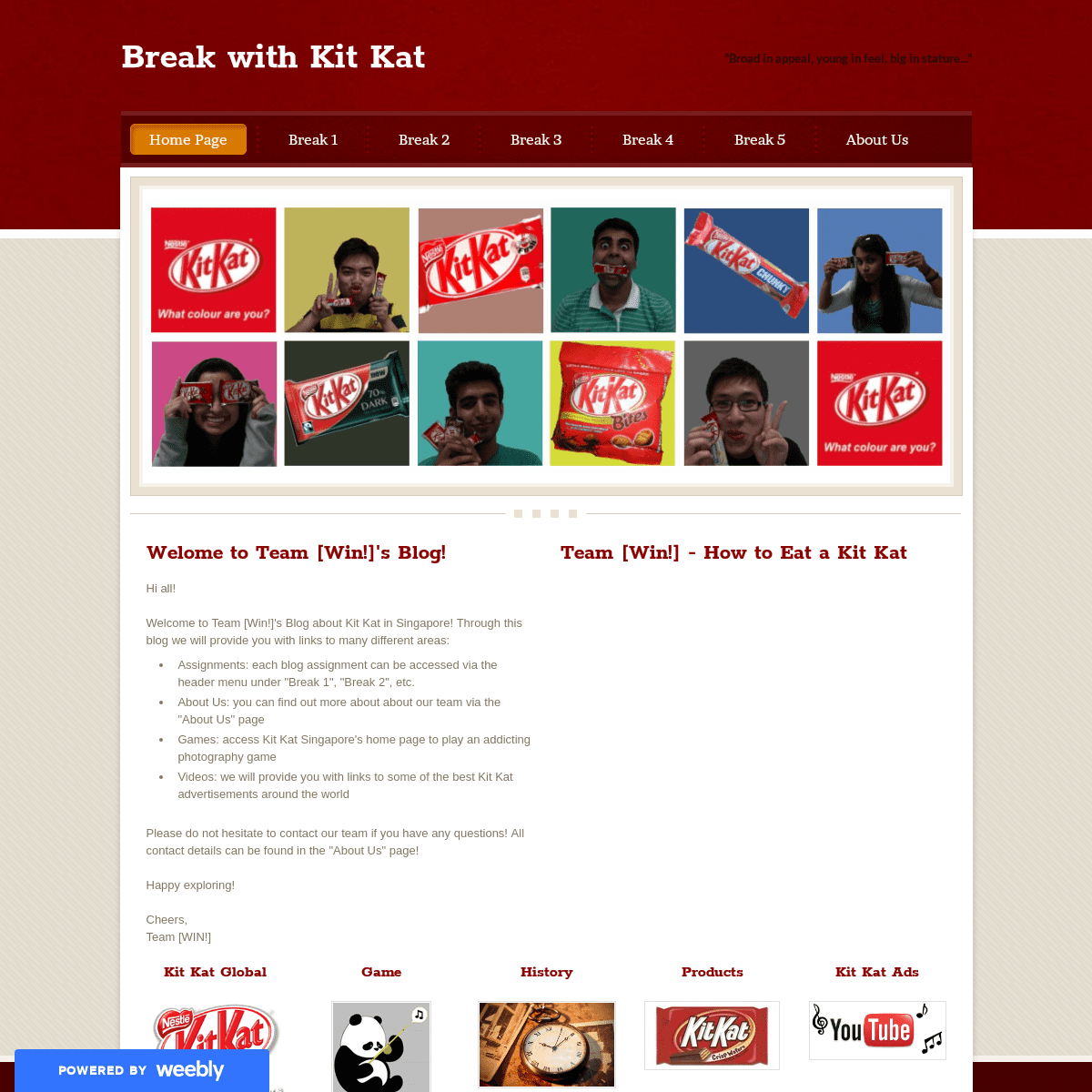 Break with Kit Kat - Home Page