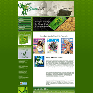 Green Devil® Absinthe Kits - Buy Absinthe Alcohol Online