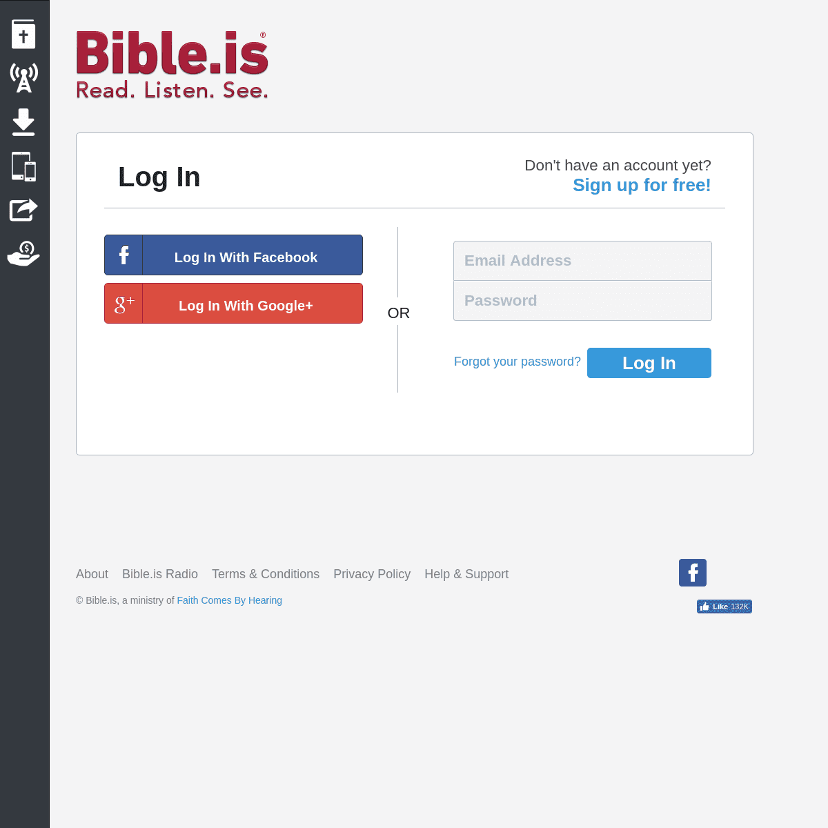 Log In | Bible.is