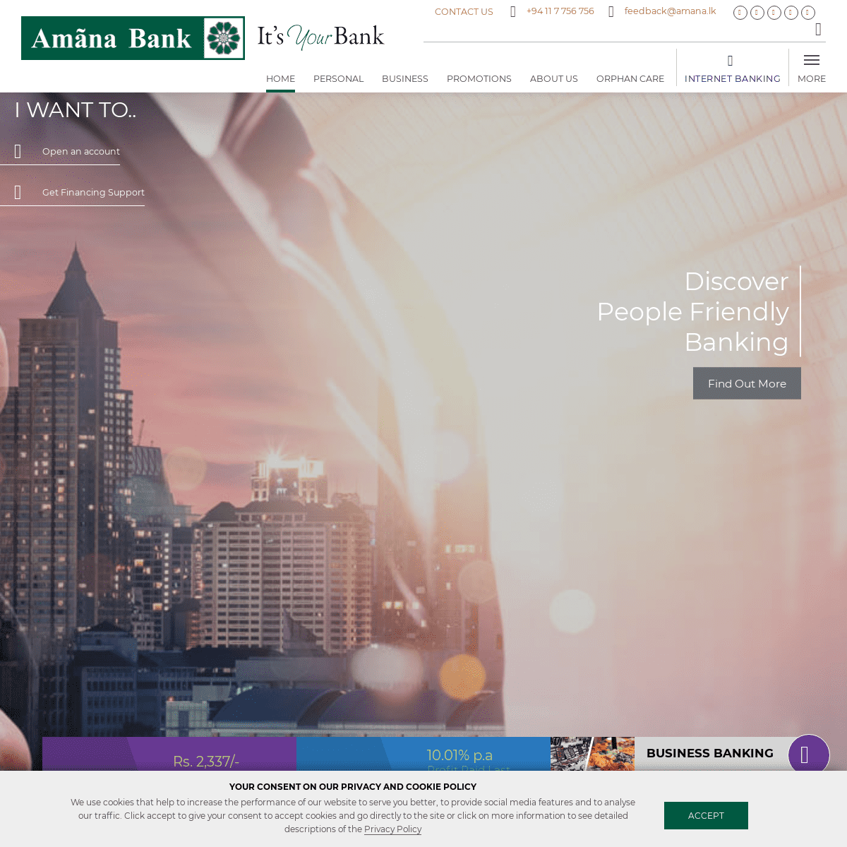 Amãna Bank - Islamic Banking and Finance in Sri Lanka