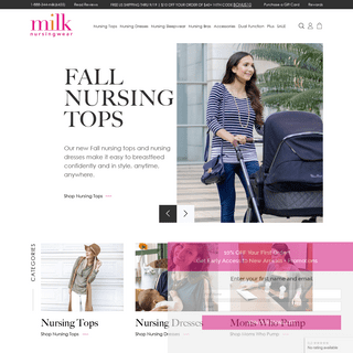 Chic Nursing & Breastfeeding Clothing Store | Milk Nursingwear
