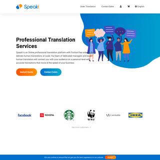 Professional Translation Services - Speakt.com