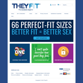 TheyFit — 66 Condom Sizes