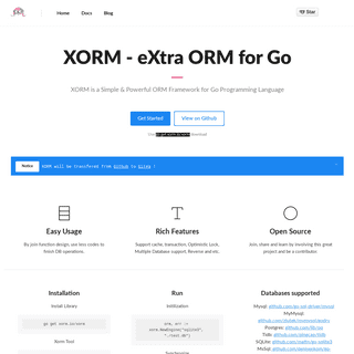 A complete backup of xorm.io