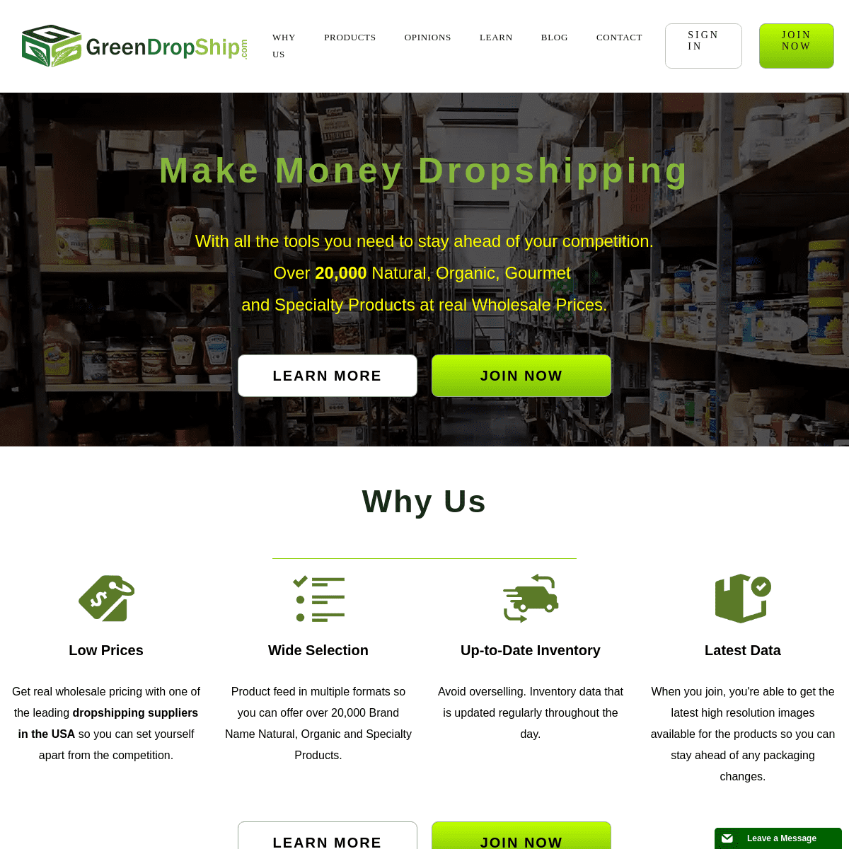 Dropshipping Supplier & Wholesaler in USA | GreenDropShip.com