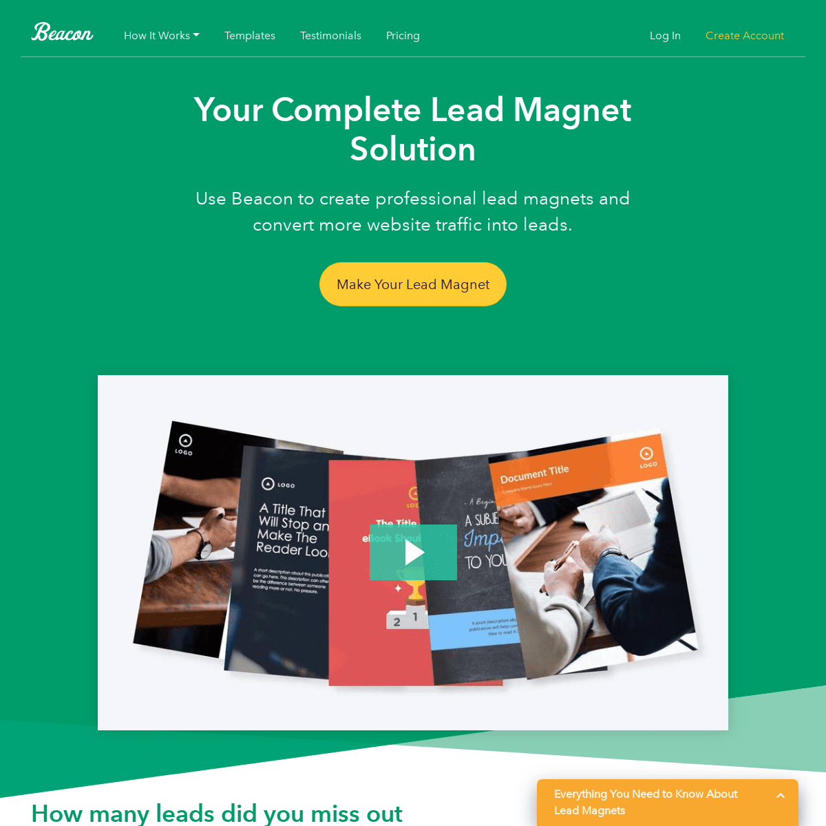 Free Lead Magnet Software - Beacon