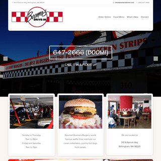 Boomer's Drive-In | Bellingham Washington – Bellingham's Best Burger Restaurant – Great waffle fries and milk shakes – where loc